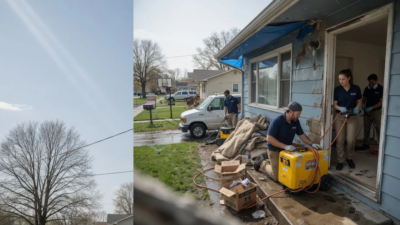 Basement Flood Cleanup in Chapman, KS near me